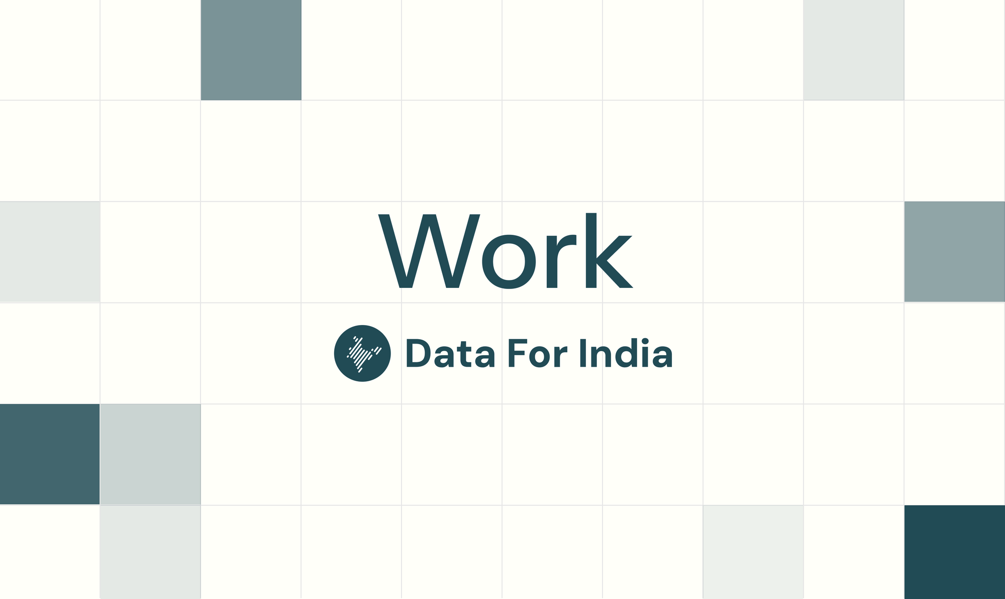 Work | Data For India